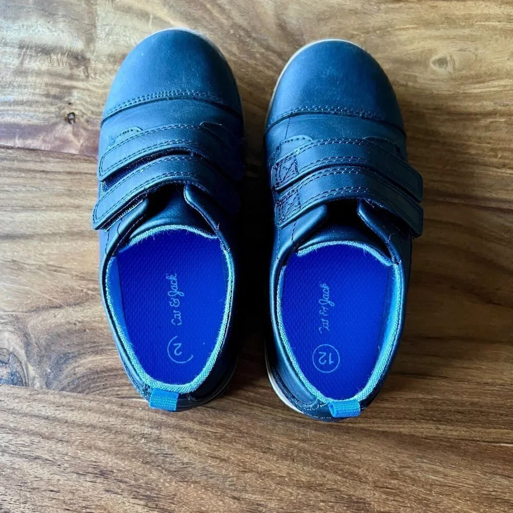 Cat & Jack Navy Velcro Shoes